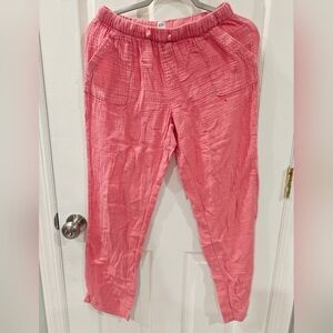 Gap kids xxl salmon crepe gauze pants